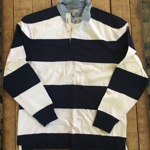 J Crew men’s rugby shirt